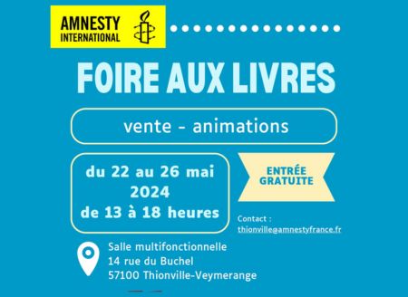 Amnesty International : foire aux livres